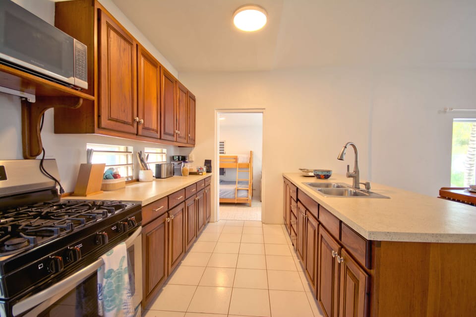 Fully stocked kitchen for your private chef to prepare delicious meals for you