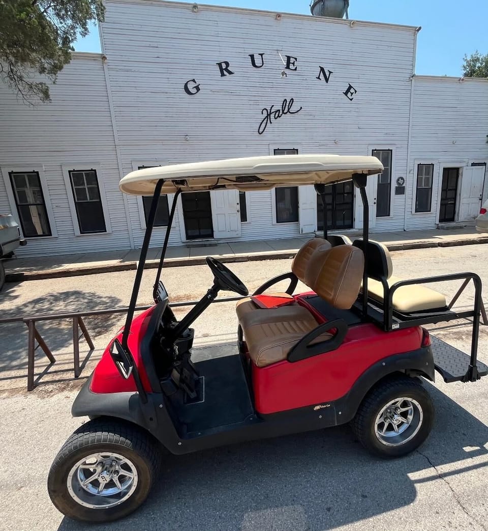 Golf Cart Available! Seats 4