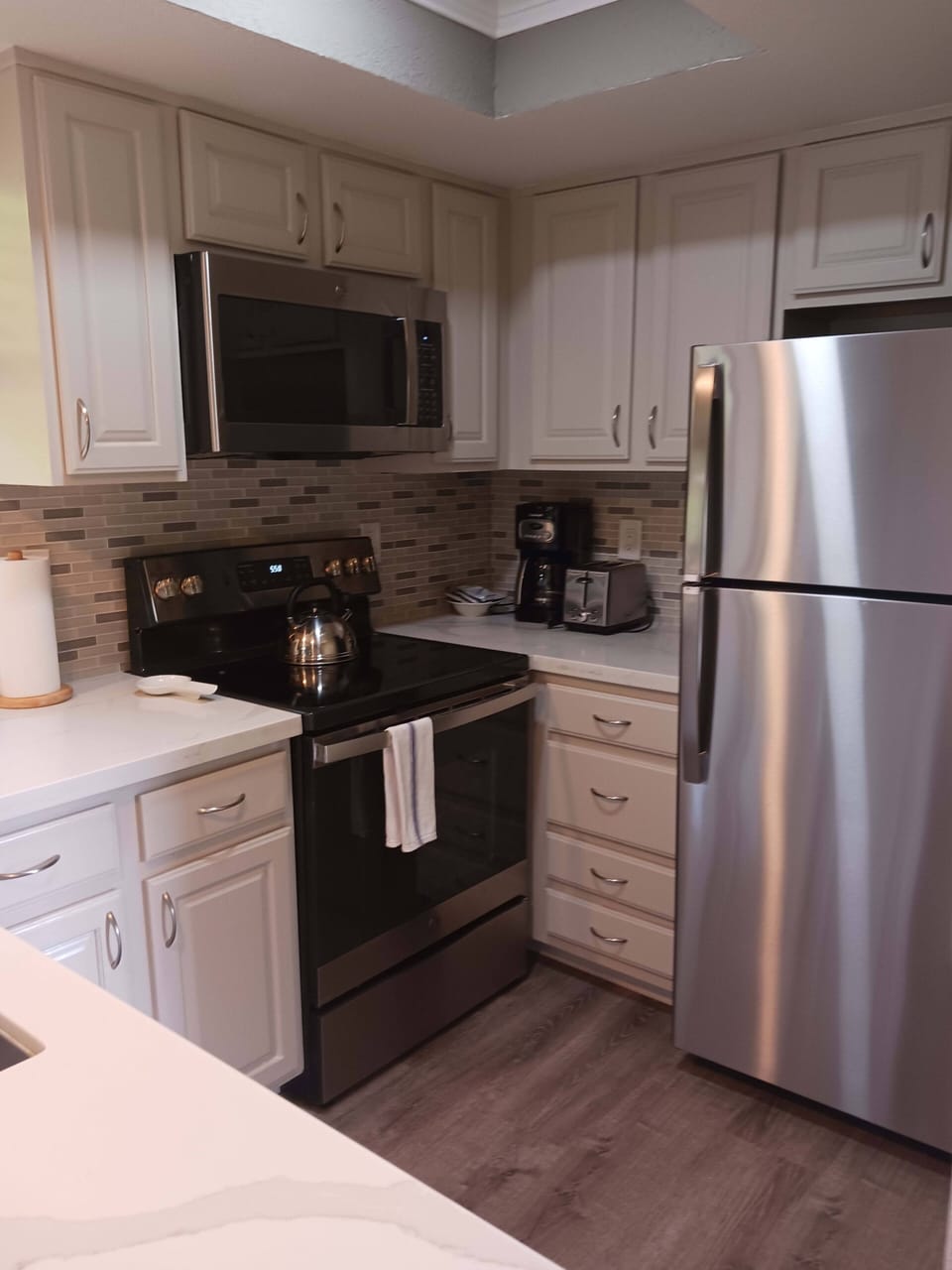 Kitchen with Drip Coffee Pot 