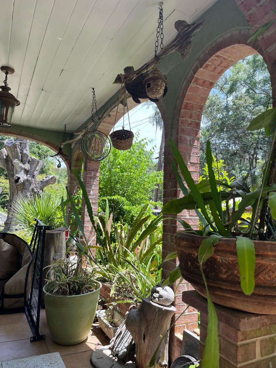 Relaxing front porch