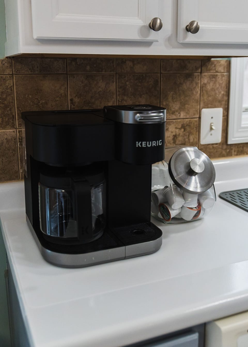 coffee maker, coffee provided