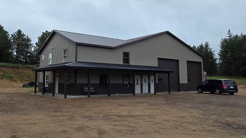 use center white door to access upstairs 