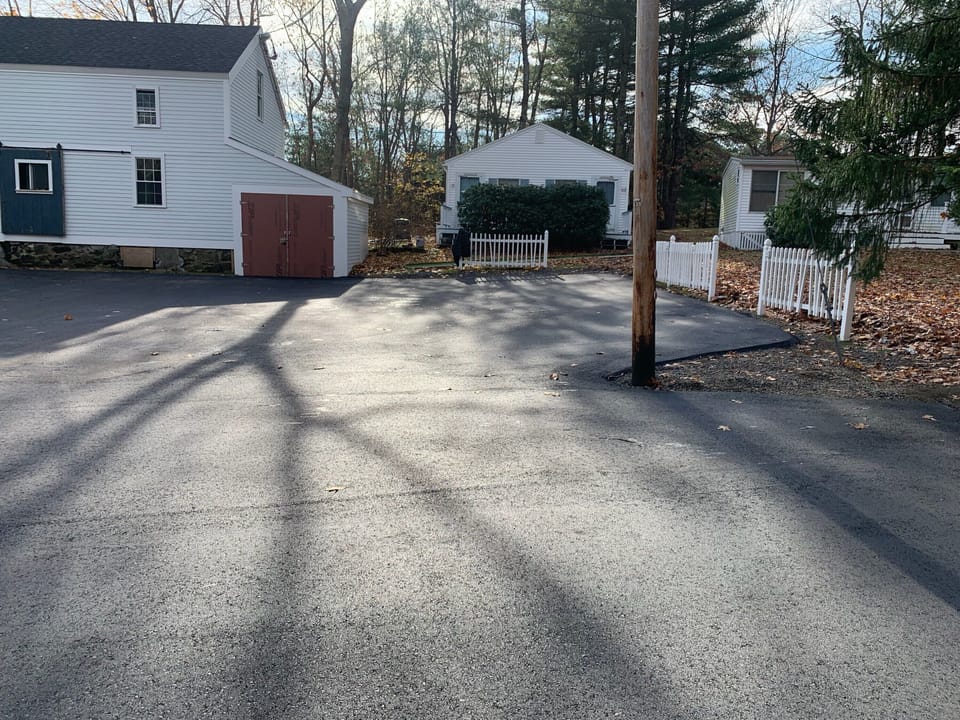 Parking for two vehicles.