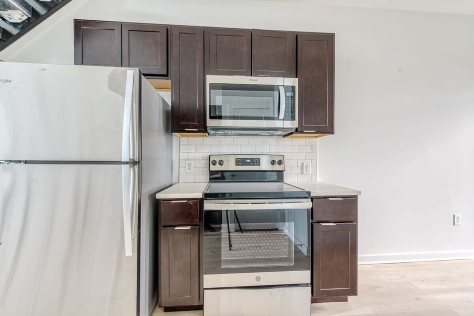 Fully stocked kitchen