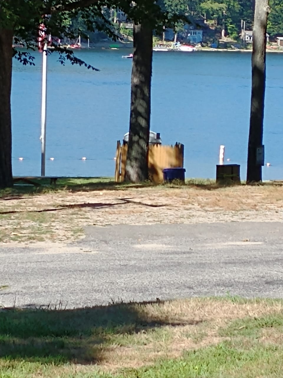Large roped off swim area, very family friendly