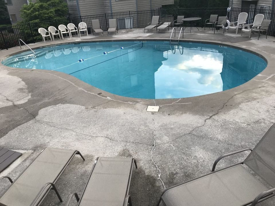 Seasonal outdoor pool