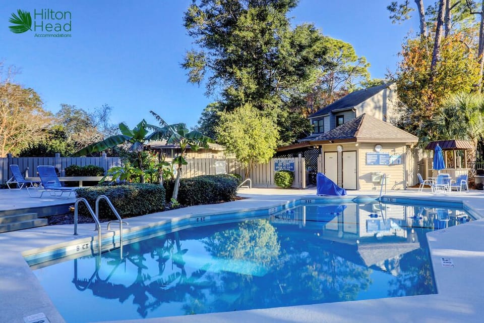 Dive into sunshine and cool off in the sparkling pool.