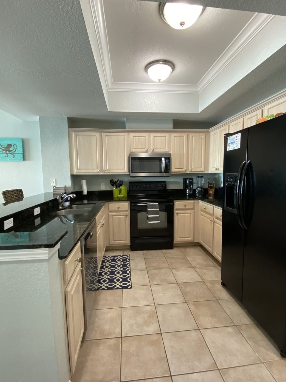 Fully stocked kitchen, just bring your spices & groceries
