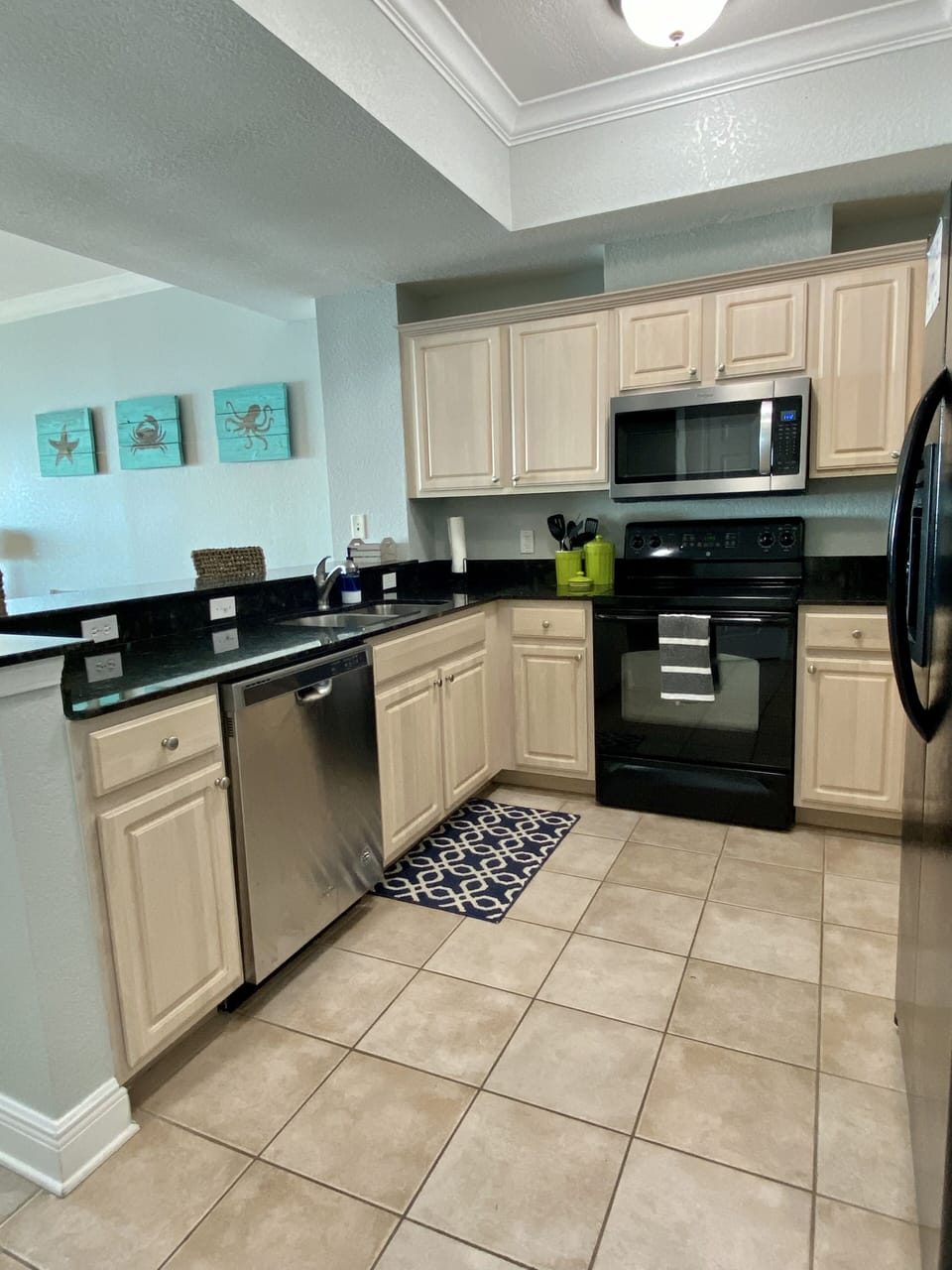 Dish washer, microwave, oven