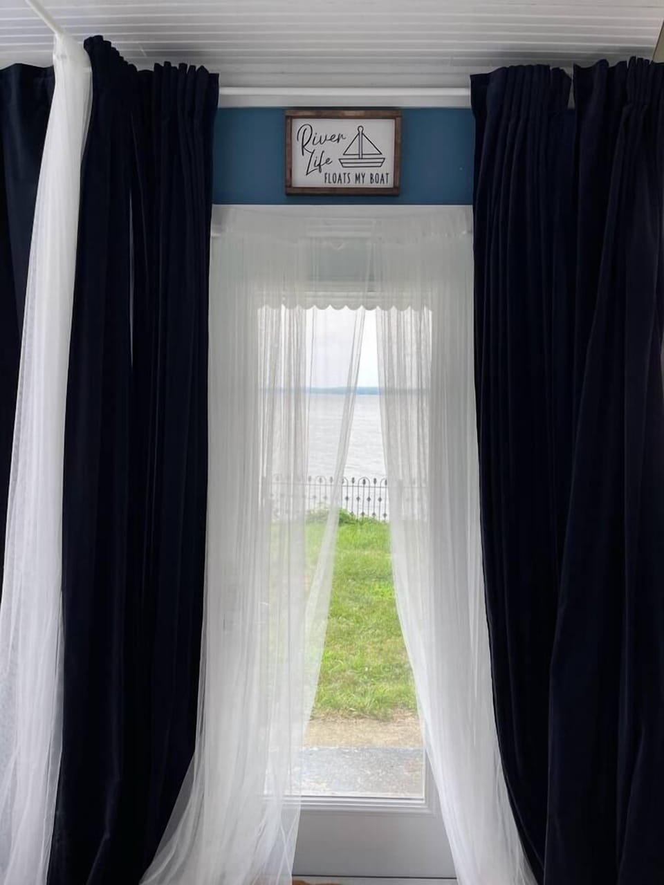 Back door with amazing view