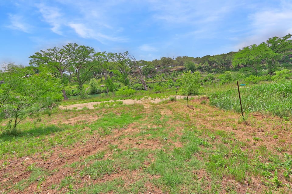 View as you walk down to the river.