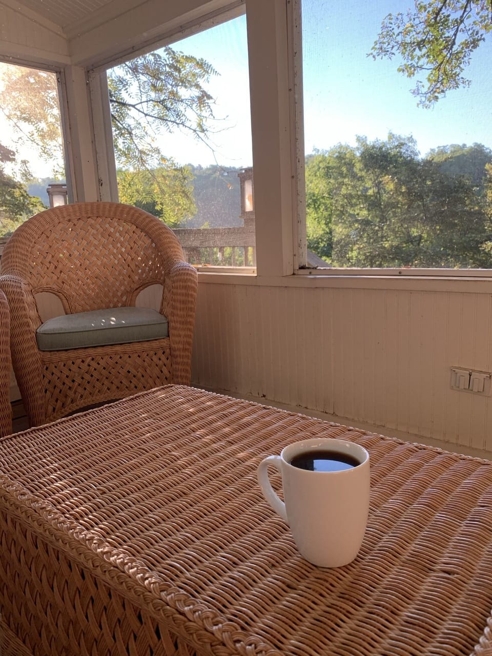 Screened in porch