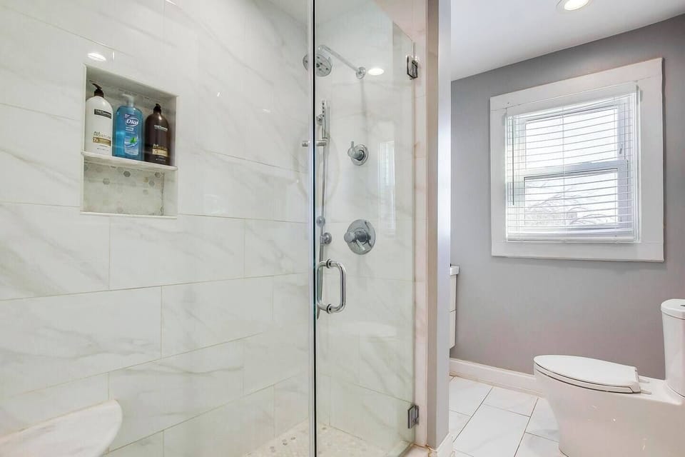 Full bathroom with shower