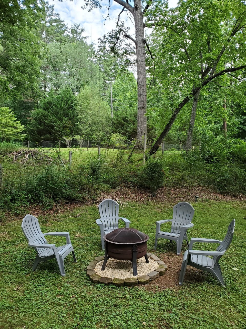 Newly added firepit 