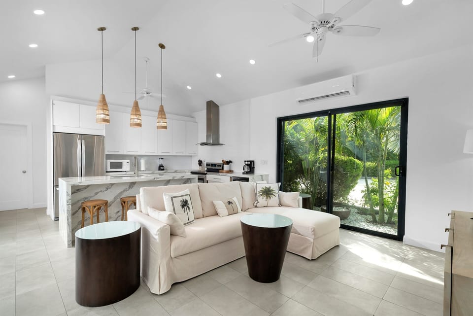 Kitchen and Living Room With Views