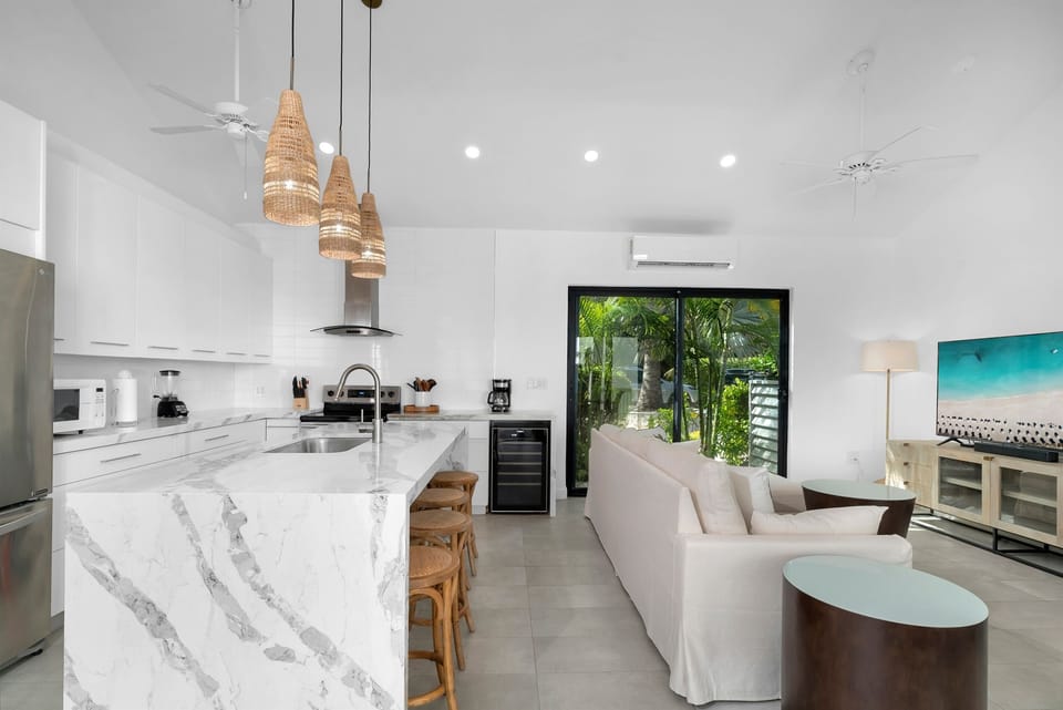 Kitchen and Living Room
