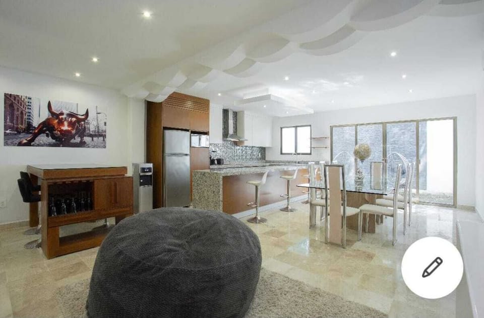 Dinning room and kitchen area
