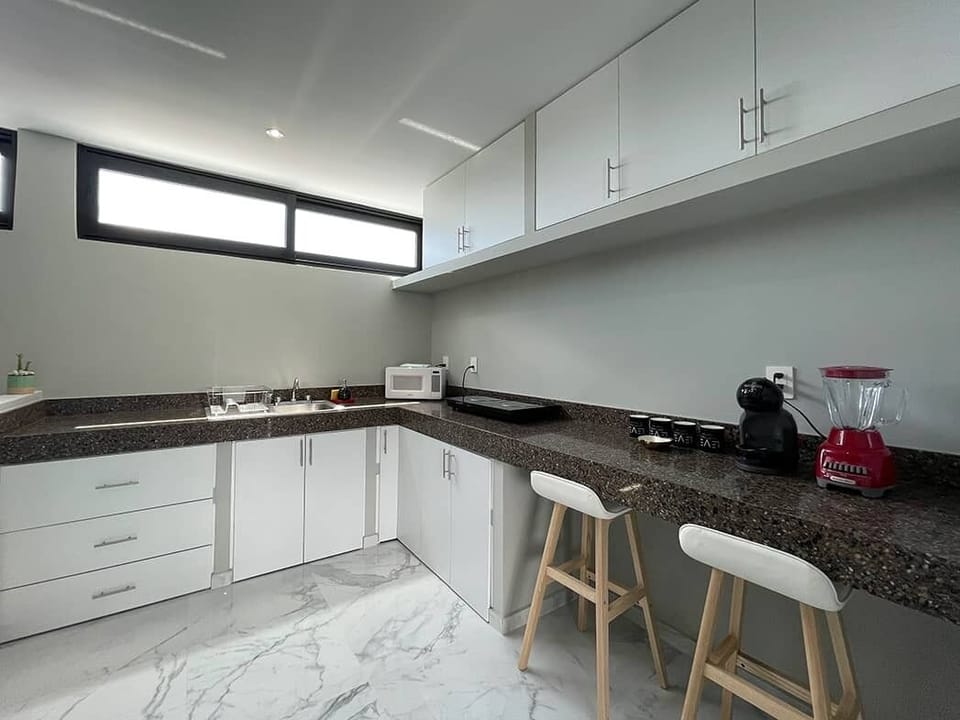 Escentially equiped  kitchen