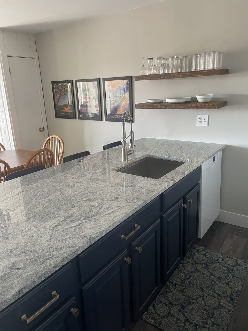 Fully stocked kitchen