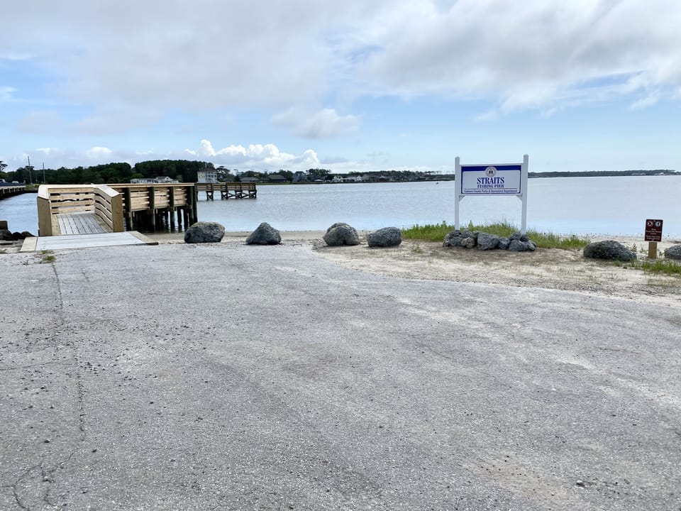 Straits Fishing Pier, about a mile and a half from the home! 