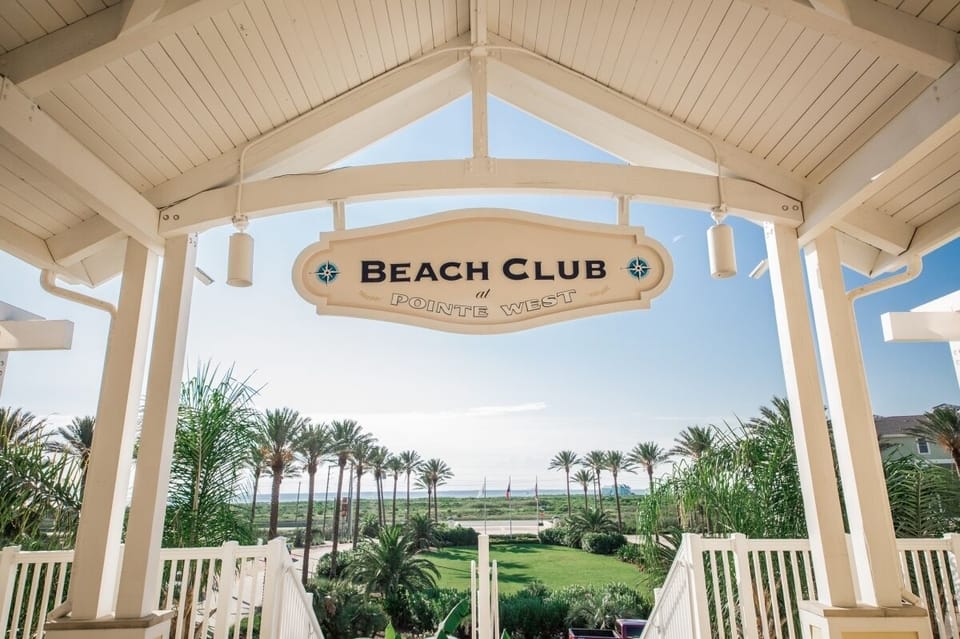Beach Club looking towards main road