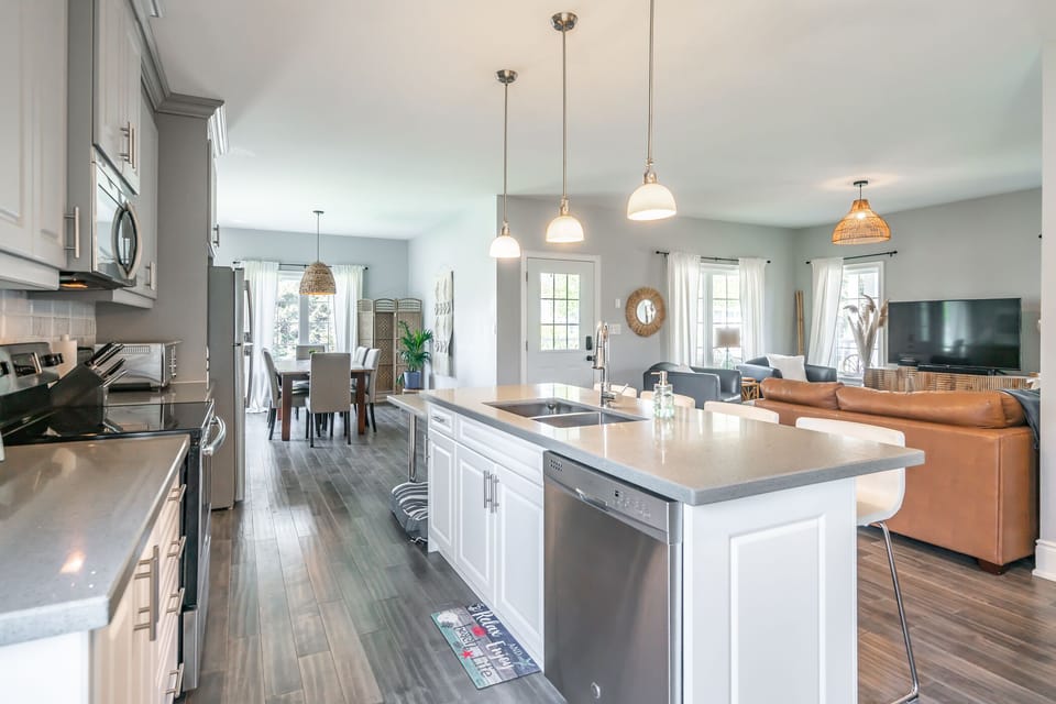 Open concept living area