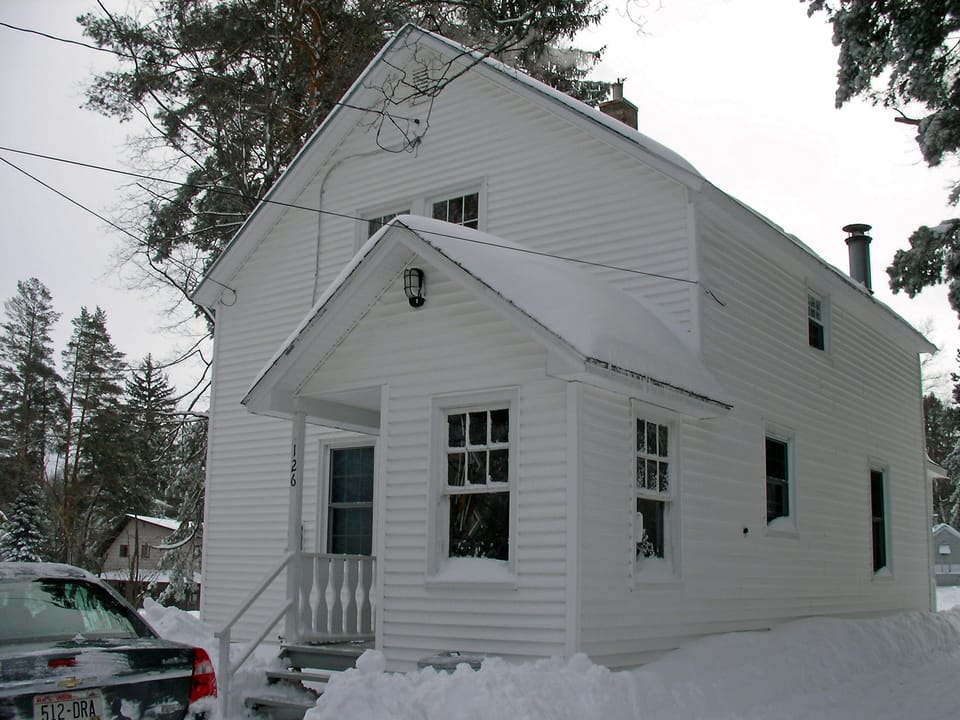 Back  of house winter