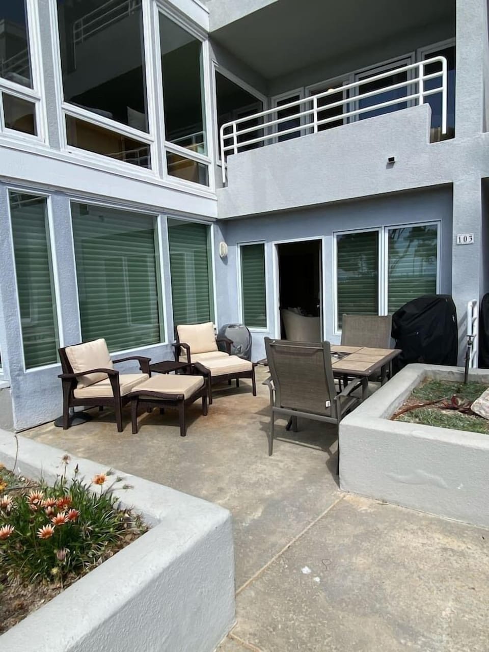 Private Patio area