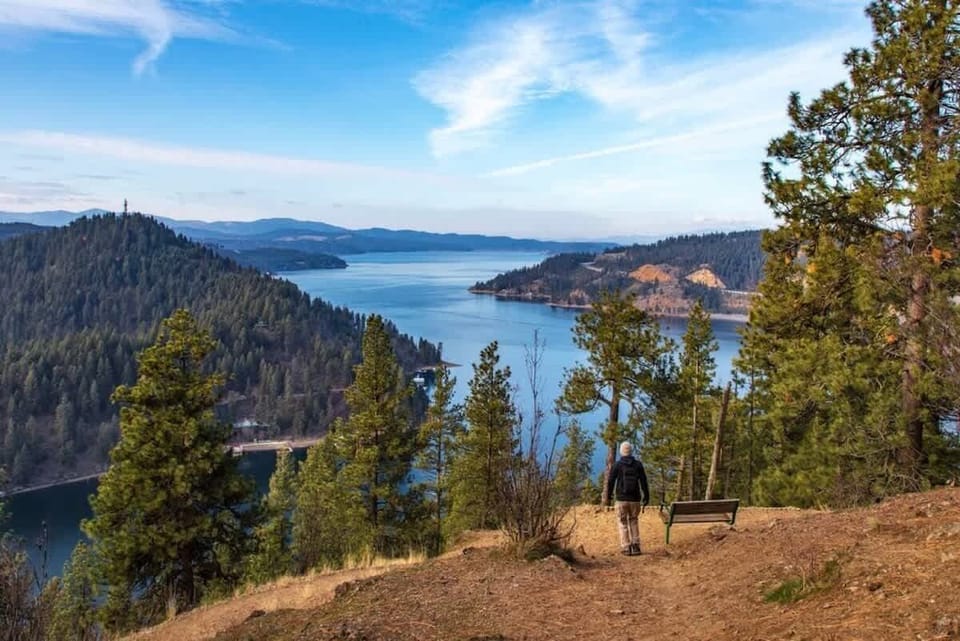 Discover the stunning views along the Mineral Ridge hiking trail in Coeur d'Alene, where scenic overlooks and beautiful forested paths make for an unforgettable outdoor adventure.