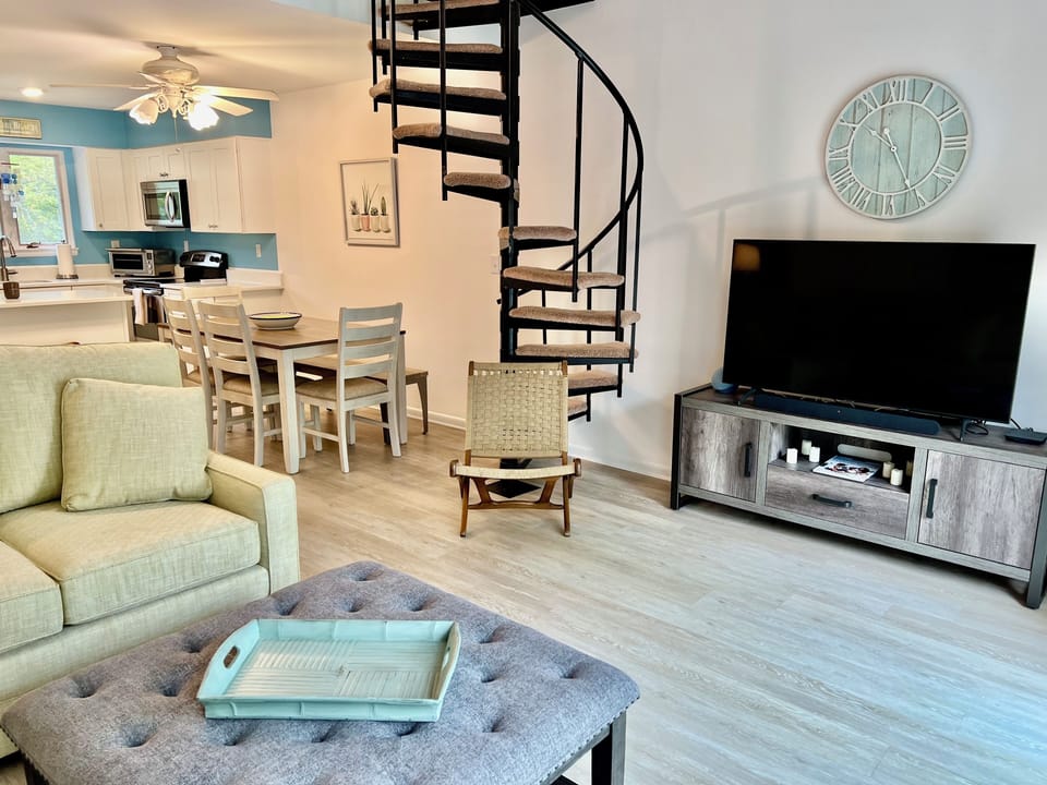 View of family room from sectional