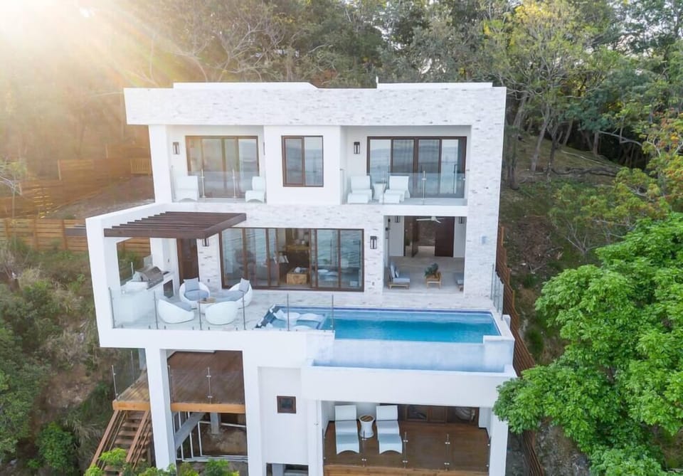 Añoranza aerial view from above the water. Picture taken before the Casita was added.