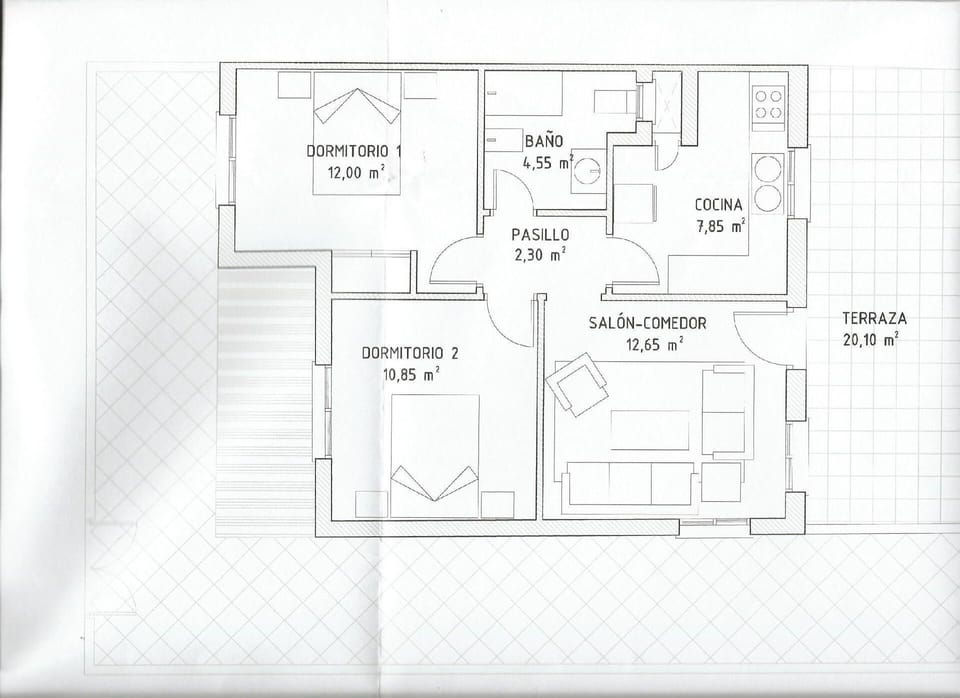 Layout/ floor plan. Plan of the  apartment.