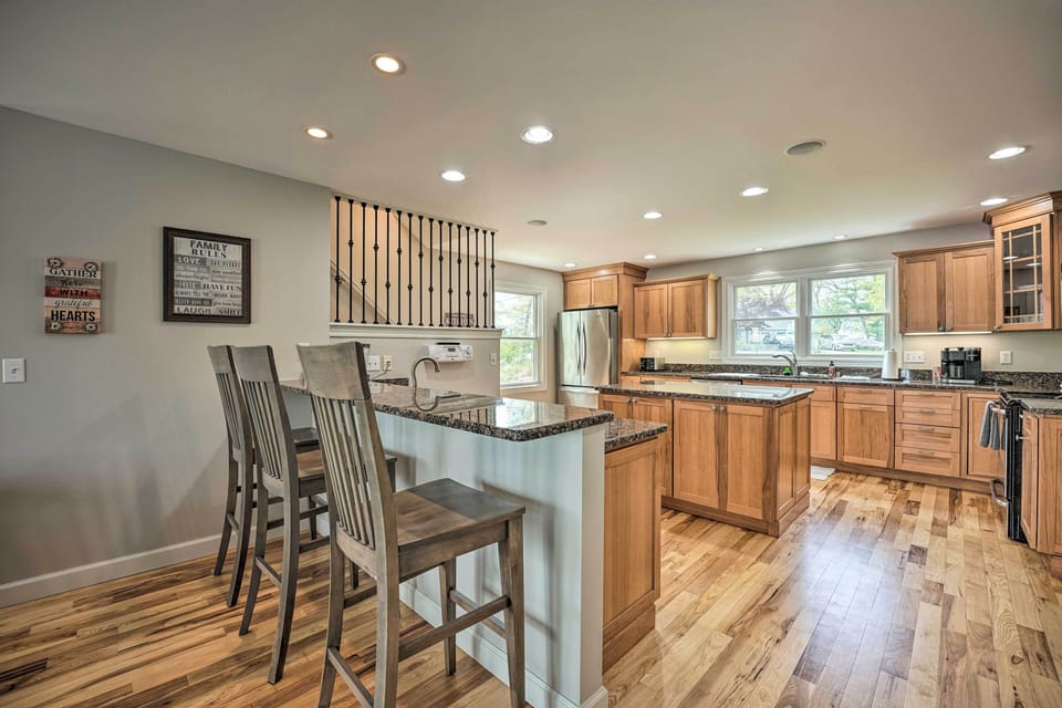 Kitchen | Wine Refrigerator | Keurig Coffee Maker | Main Floor