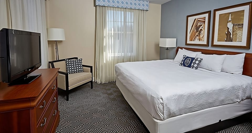 King size bed!  Great rest after a long day of adventures! Exact units will be assigned upon arrival. Views, colors, and decor may vary.