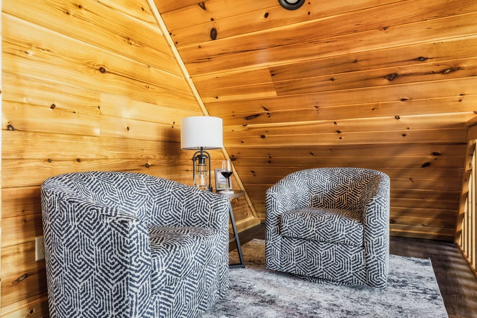 Loft conversational area