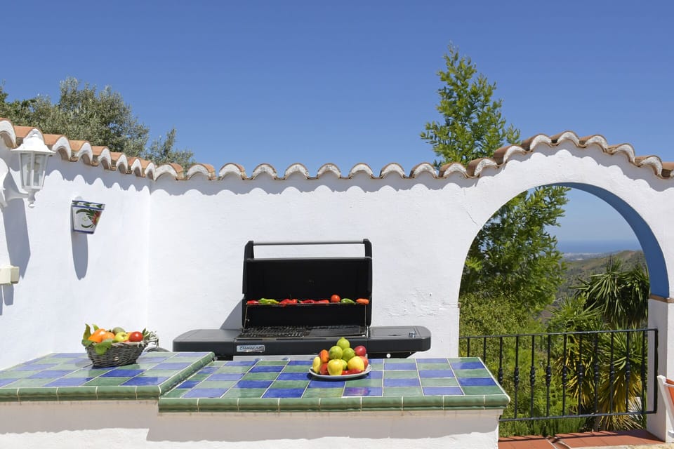 enjoy cooking on our gas barbecue.