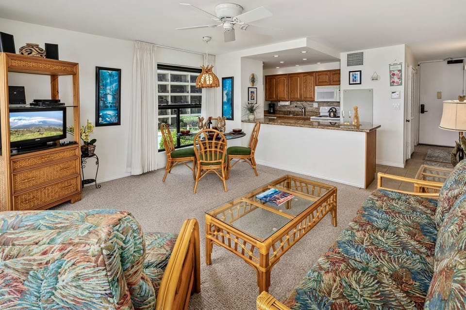 Open concept living area.