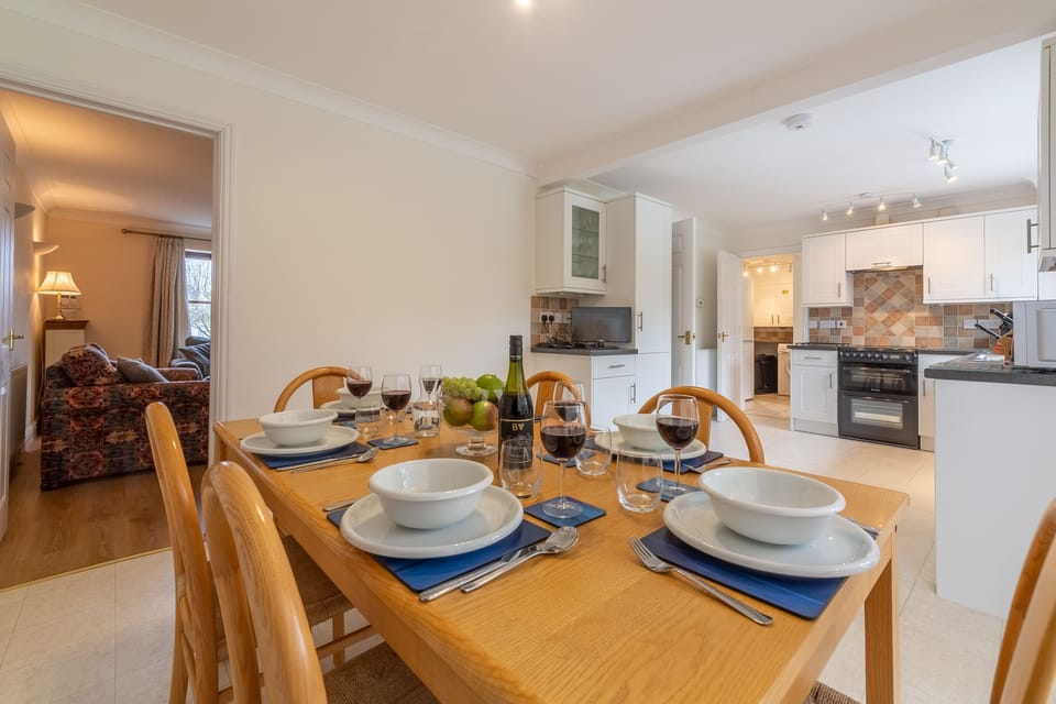 Ground floor: The dining area within the kitchen