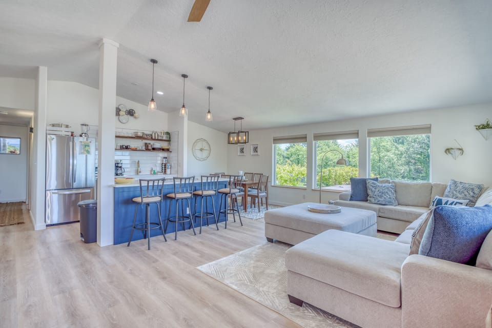 Living Room with Amenities