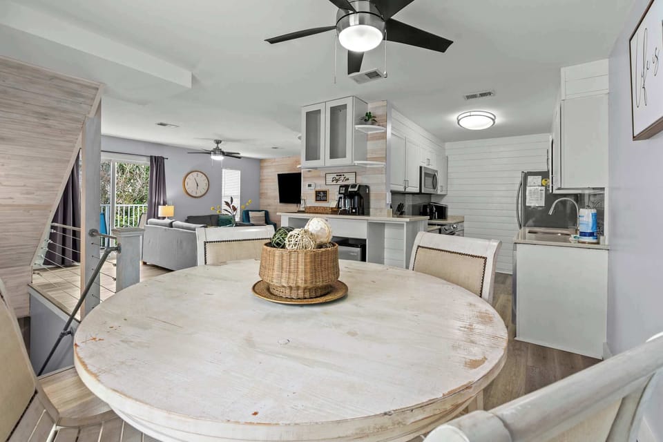 An open, spacious layout made for everyone to gather and relax.
