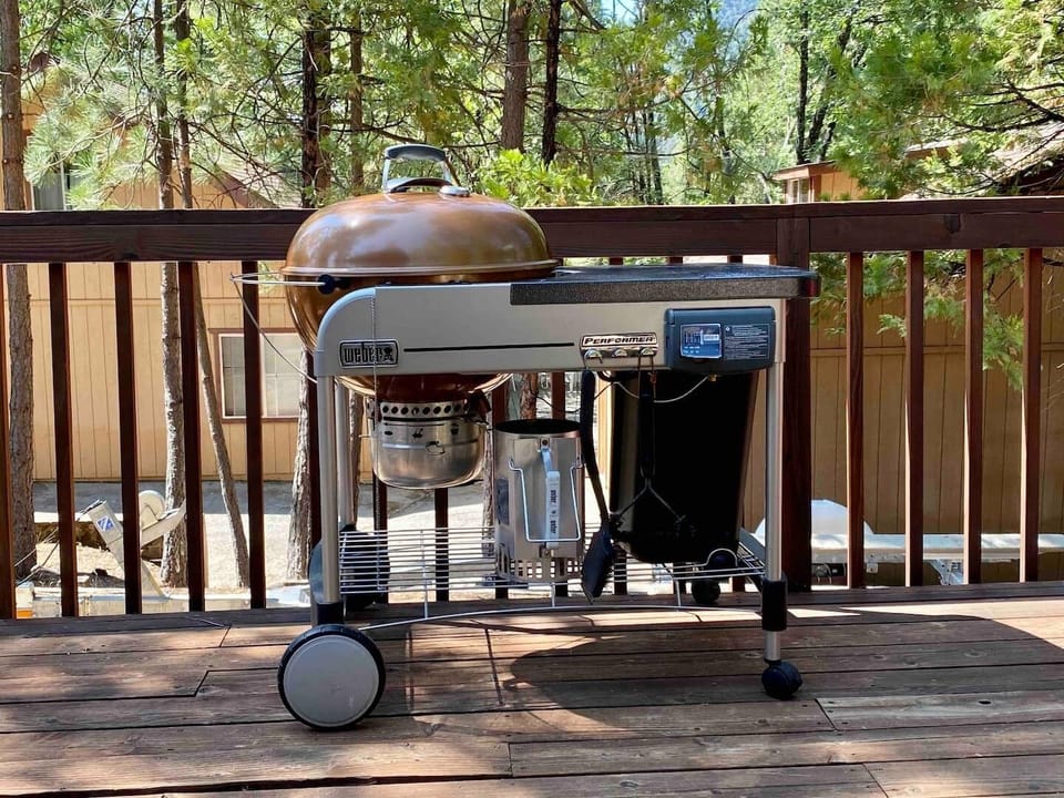 Weber charcoal BBQ.