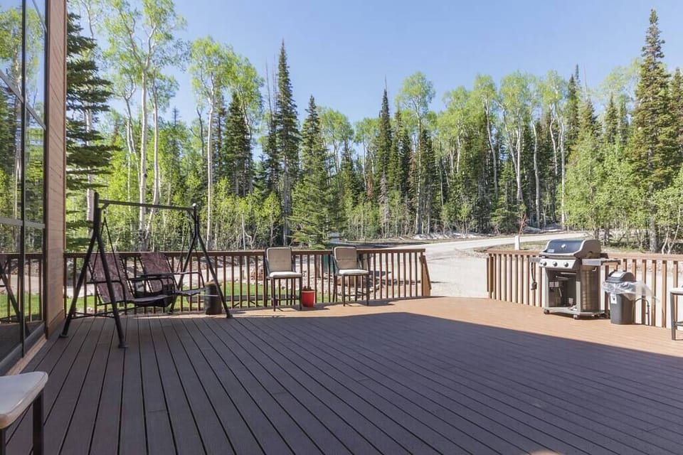 Deck with BBQ