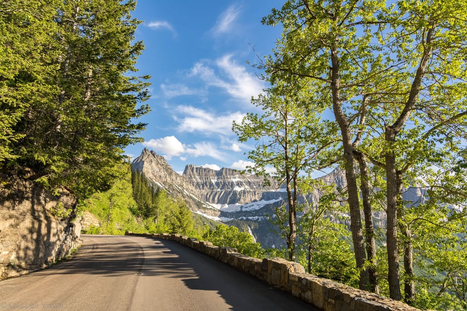 "The Road to the Sun" at Glacier National Park