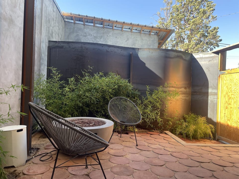 Private patio