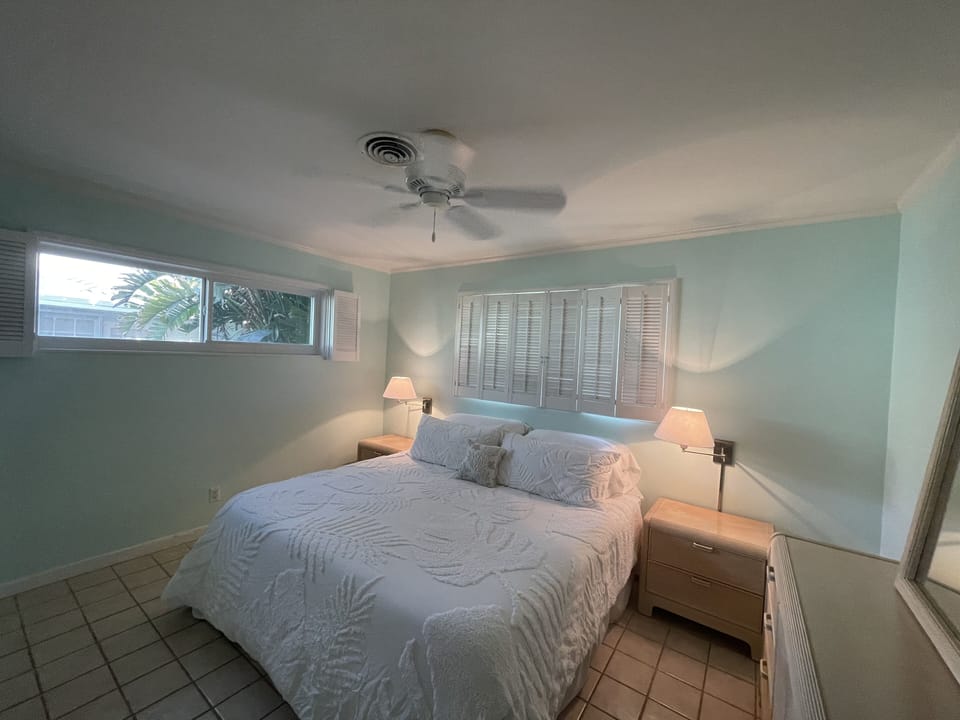 Master Bedroom. Listen to the Ocean surf as you fall asleep.