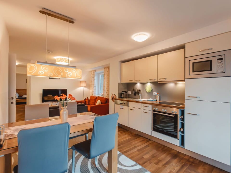 Cabinetry, Countertop, Kitchen Appliance, Wood, Chair, Table, Kitchen, Lighting, Interior Design, Home Appliance