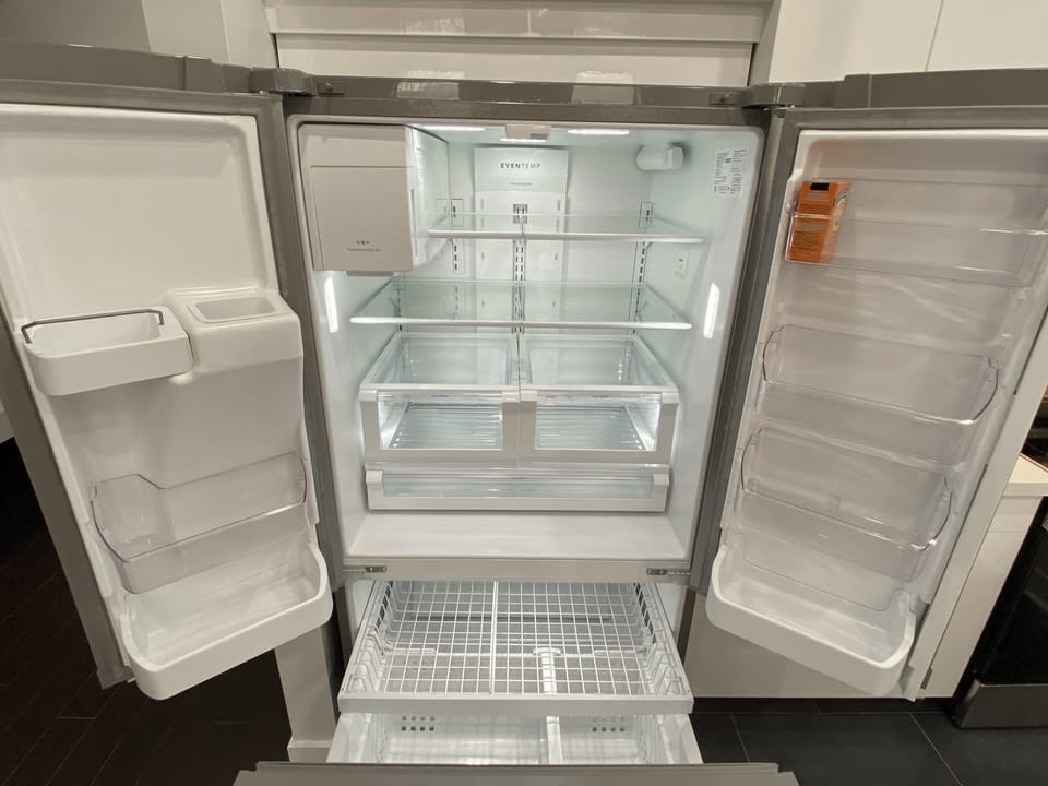 New Fridge Including Popular Condiments  (Ketchup, Mayonnaise, Mustard etc.) 