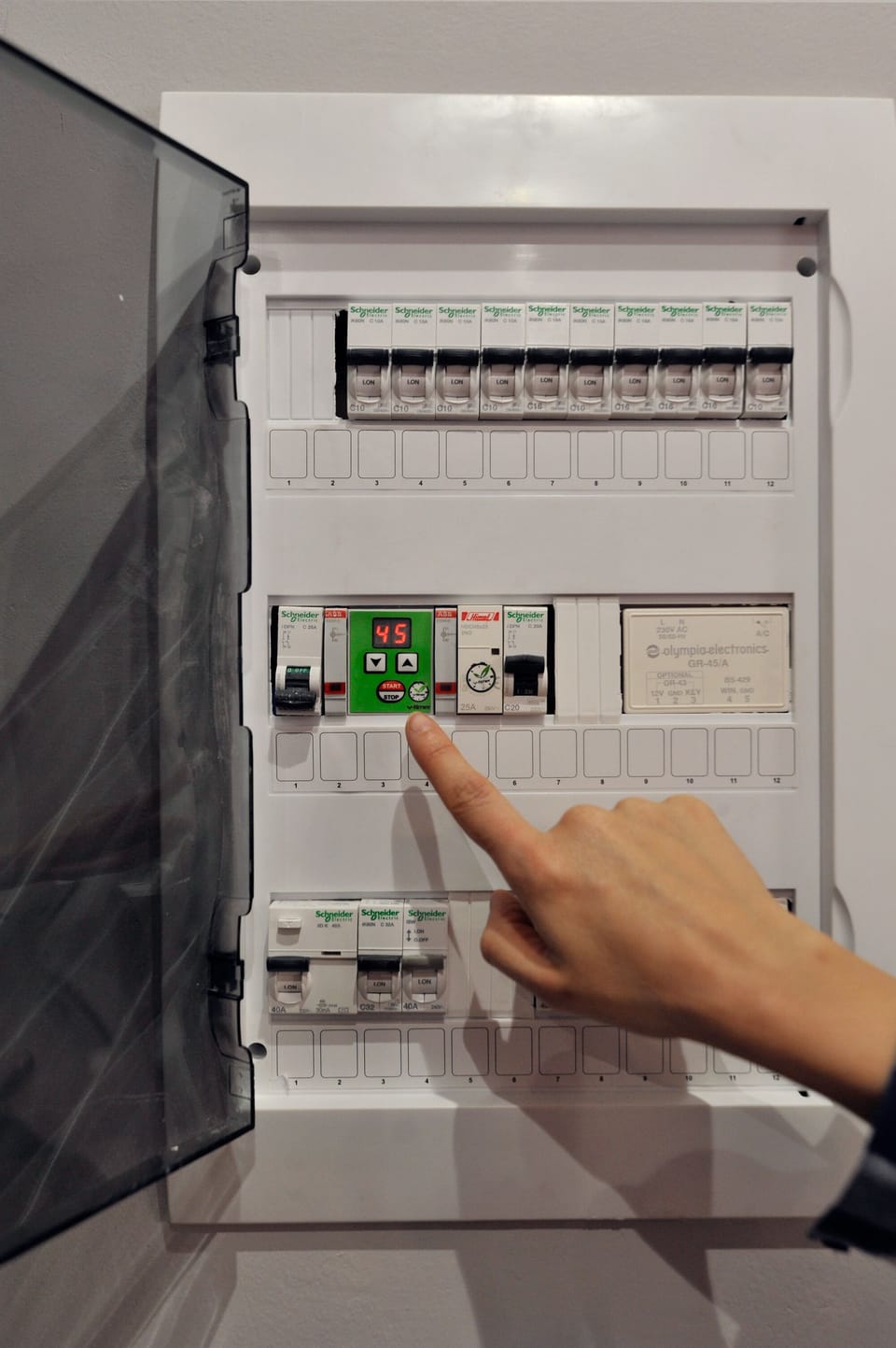 press the START Button for hot water. Wait a few minutes.