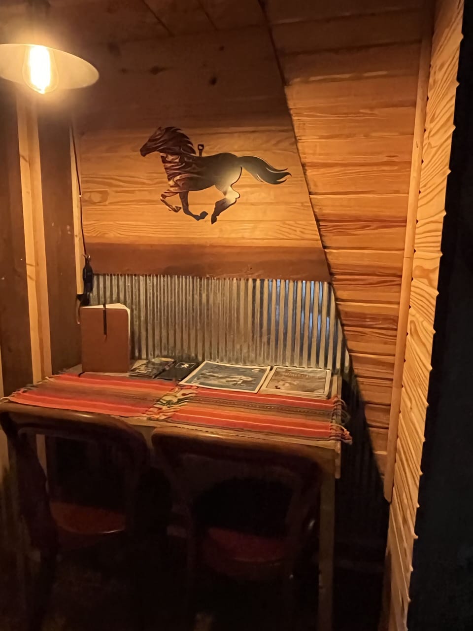 Nook table… for eating or reading 