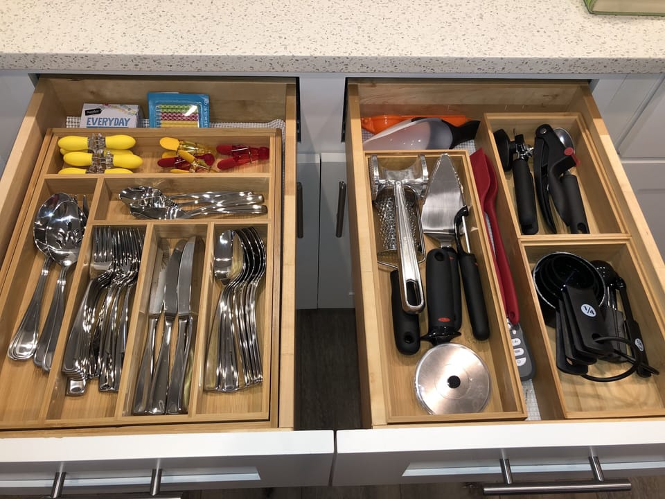 Thought you might want to see how stocked the utensil drawer is for you